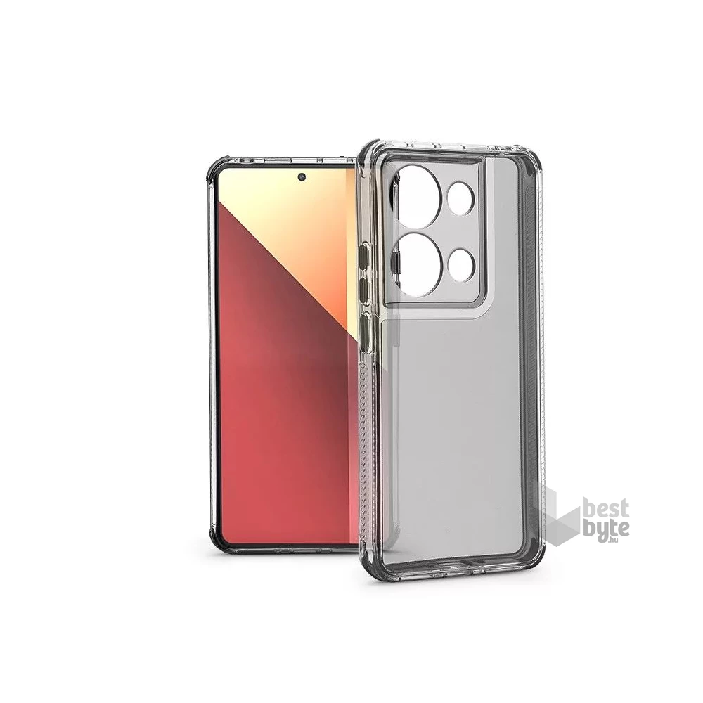 Haffner HF322976 Xiaomi Redmi Note 13 Pro 4G/PocoM6 Pro Matrix kameravédős átlátszó szilikon tok