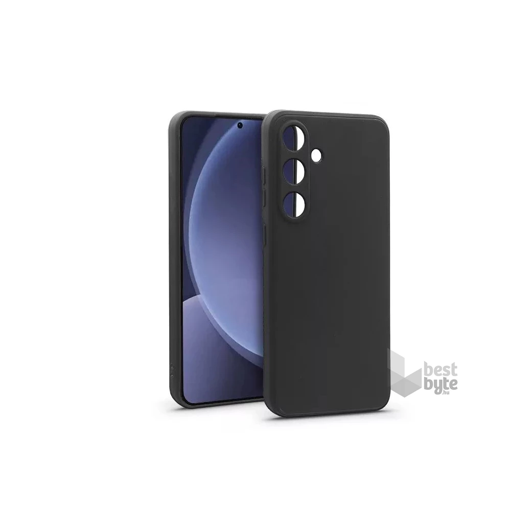Haffner HF338328 Samsung SM-S936 Galaxy S25+ Soft fekete szilikon tok