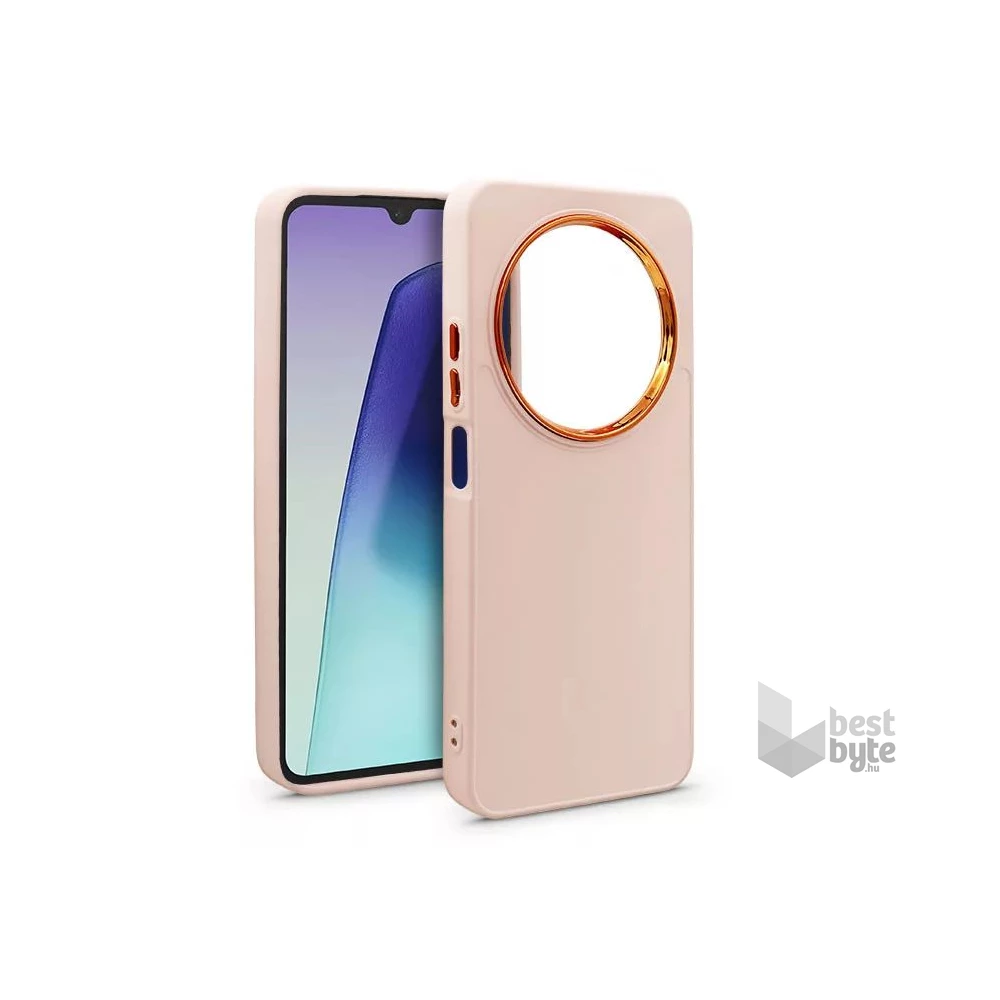 Haffner HF344367 Xiaomi Redmi 14C Frame rózsaszín szilikon tok