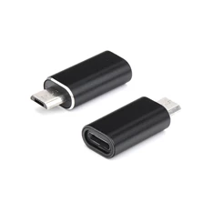 Haffner PT-5715 Micro USB - Lightning  - fekete adapter