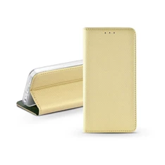 Haffner PT-5845 iPhone 12/12 Pro arany bőr oldalra nyíló tok