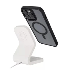 Haffner PT-6835 Apple iPhone 15 Plus Edge Mag Cover fekete/átlátszó szilikon hátlap