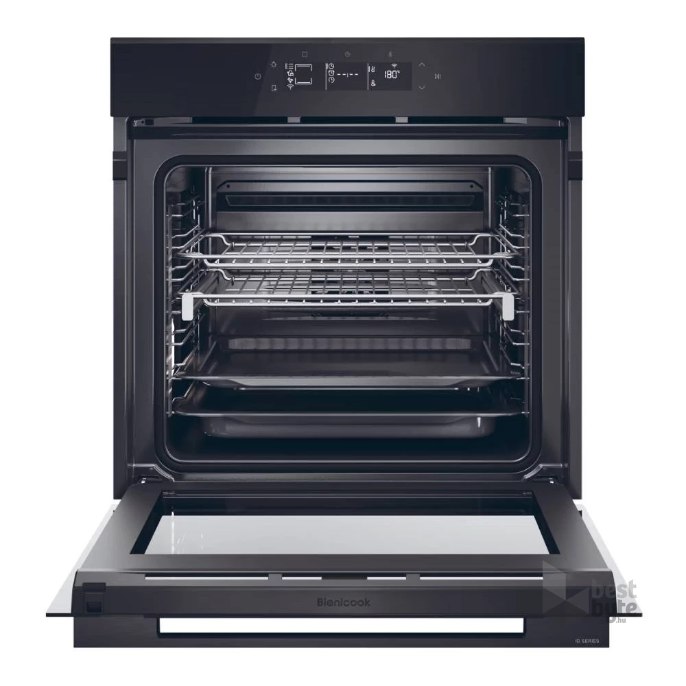 Haier H6 ID46G3HTB fekete, beépíthető, sütőtér: 78L, sütő