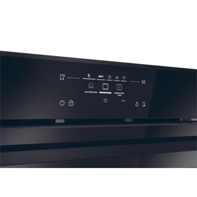 Haier H6 ID66C3YTB fekete, beépíthető, sütőtér: 78L, sütő