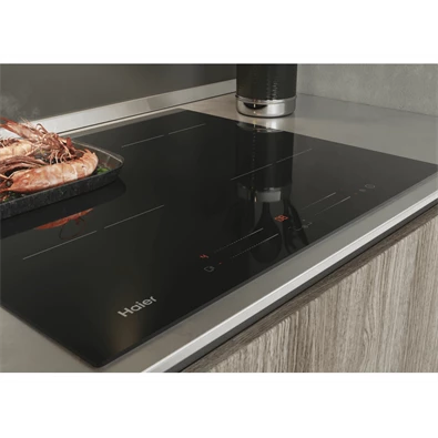 Haier HAISJ64MC fekete, beépíthető, indukciós, főzőzóna: 4, beépíthető méret: 56cm, főzőlap