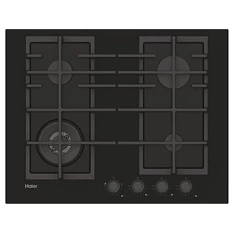 Haier HAVG5BF4S2B/1 fekete, beépíthető, gáz, főzőzóna: 4, beépíthető méret: 56cm, főzőlap