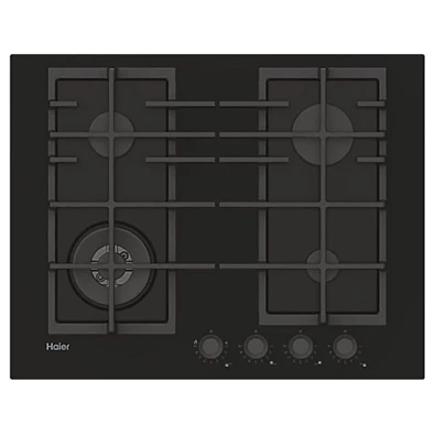 Haier HAVG5BF4S2B/1 fekete, beépíthető, gáz, főzőzóna: 4, beépíthető méret: 56cm, főzőlap