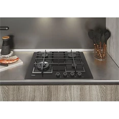 Haier HAVG5BF4S2B/1 fekete, beépíthető, gáz, főzőzóna: 4, beépíthető méret: 56cm, főzőlap