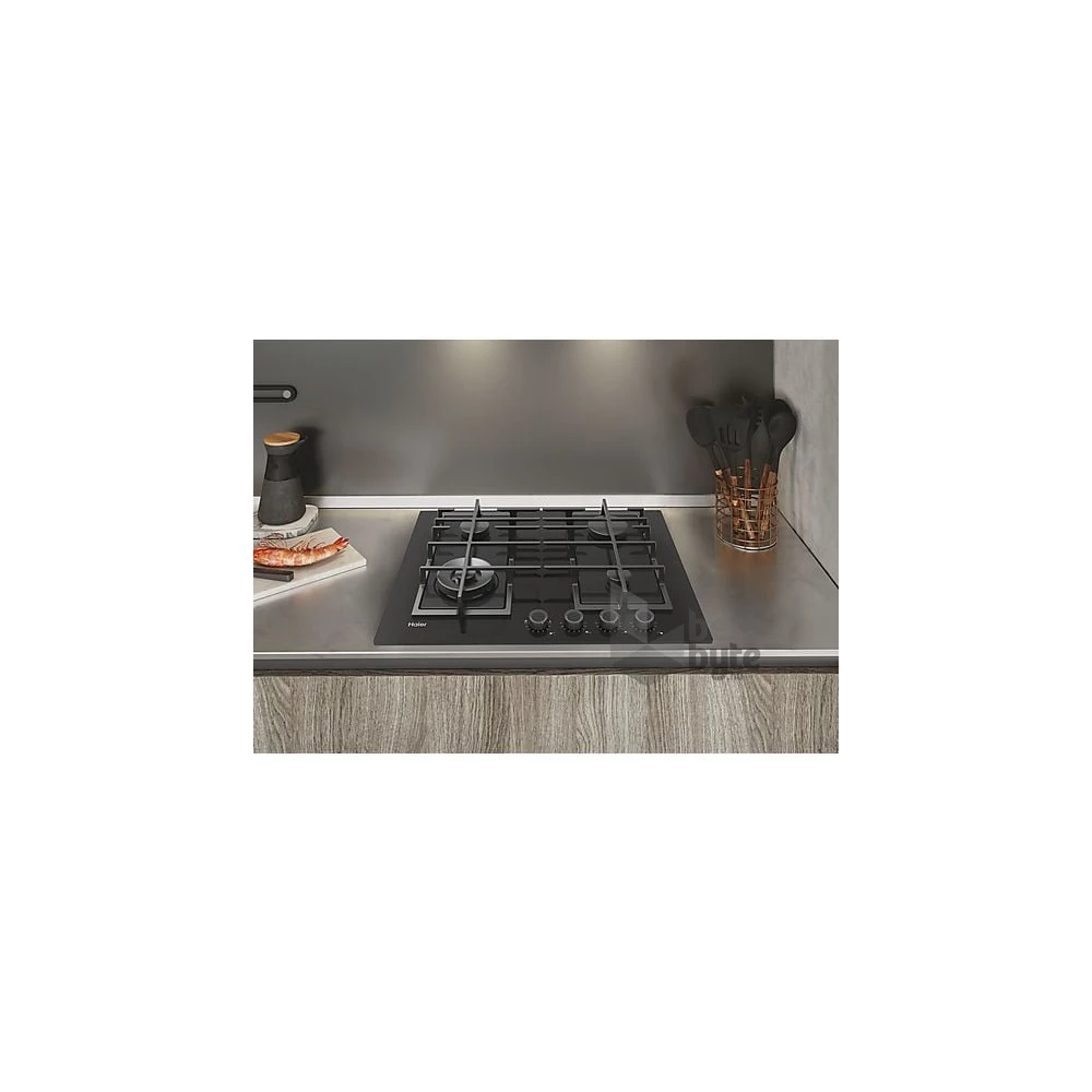 Haier HAVG5BF4S2B/1 fekete, beépíthető, gáz, főzőzóna: 4, beépíthető méret: 56cm, főzőlap