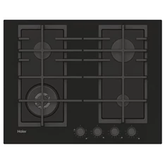 Haier HAVG5BF4S2B/1 fekete, beépíthető, gáz, főzőzóna: 4, beépíthető méret: 56cm, főzőlap