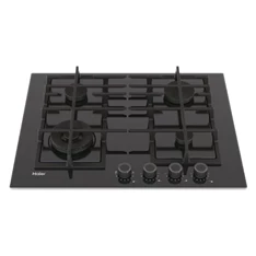Haier HAVG5BF4S2B/1 fekete, beépíthető, gáz, főzőzóna: 4, beépíthető méret: 56cm, főzőlap