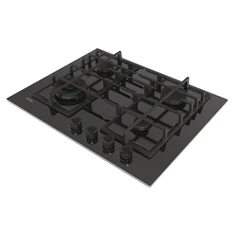 Haier HAVG5BF4S2B/1 fekete, beépíthető, gáz, főzőzóna: 4, beépíthető méret: 56cm, főzőlap