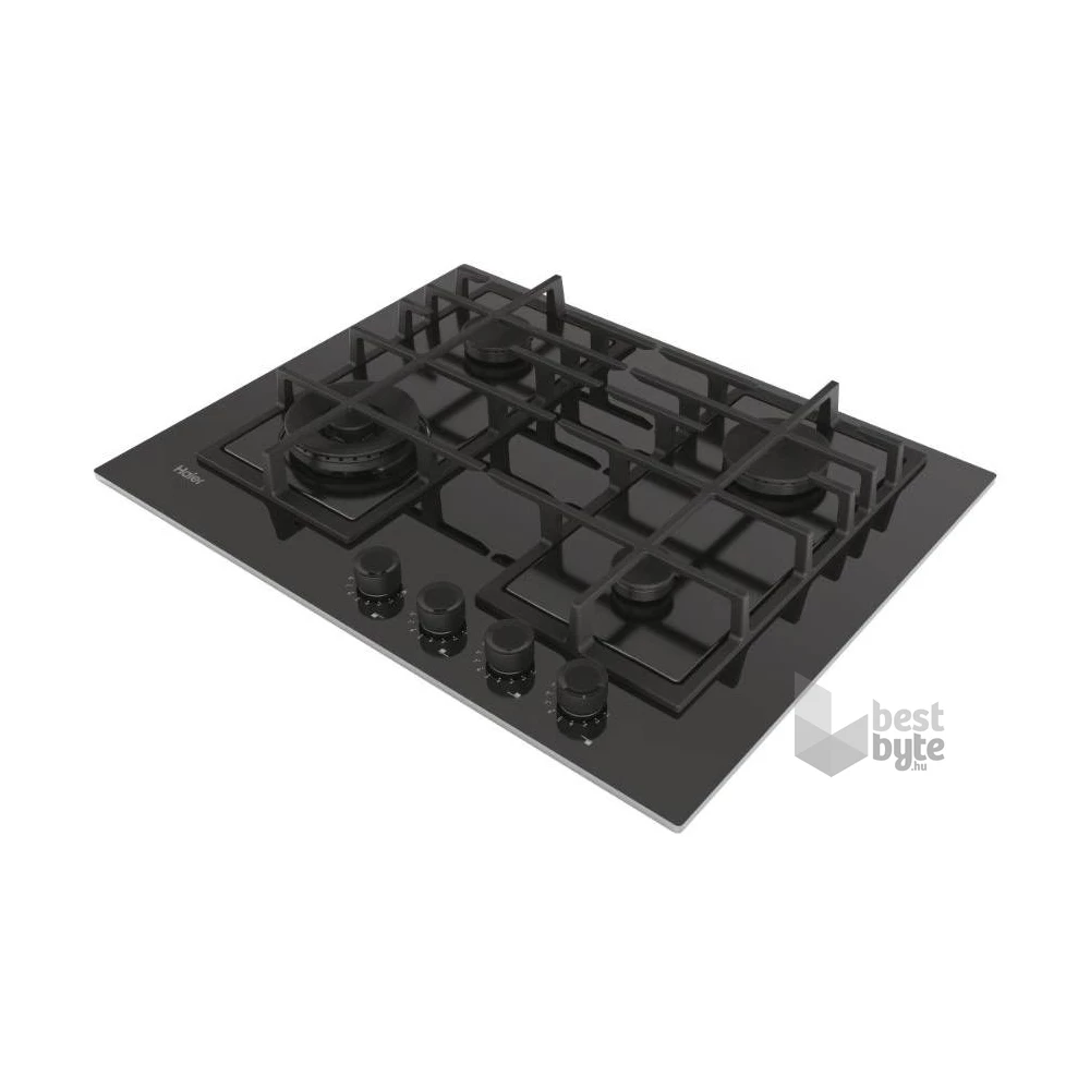 Haier HAVG5BF4S2B/1 fekete, beépíthető, gáz, főzőzóna: 4, beépíthető méret: 56cm, főzőlap