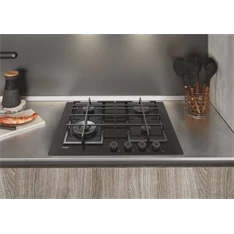 Haier HAVG5BF4S2B/1 fekete, beépíthető, gáz, főzőzóna: 4, beépíthető méret: 56cm, főzőlap
