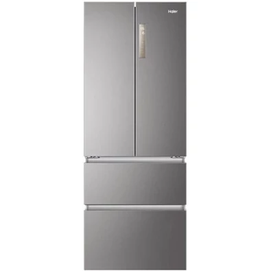 Haier HB17FPAAA inox, négyajtós, Hűtő:306L, Fagyasztó:140L, Total No frost hűtőszekrény