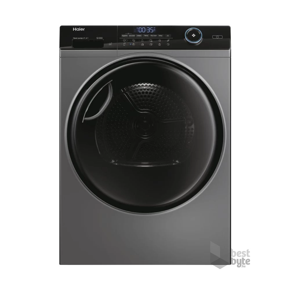 Haier HD80-A3959R-S antracit, 8 kg, hőszivattyús, szárítógép