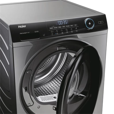 Haier HD80-A3959R-S antracit, 8 kg, hőszivattyús, szárítógép
