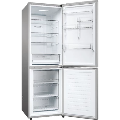 Haier HDPW3618DNPK inox, alulfagyasztós, Hűtő:235L, Fagyasztó:117L, Total No frost hűtőszekrény