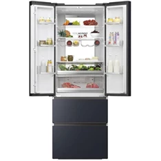 Haier HFW7720ENMB, négyajtós, alulfagyasztós, Hűtő:337L, Fagyasztó:140L, Total No frost hűtőszekrény