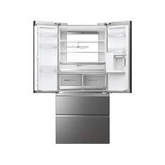 Haier HFW7819EWMP inox, francia ajtós, alulfagyasztós, Hűtő:356L, Fagyasztó:181L, Total No frost hűtőszekrény