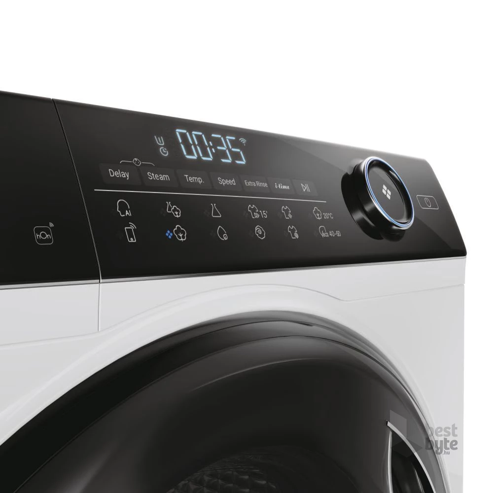Haier HW100-B14959U1-S fehér, elöltöltős, max.1400ford., 10 kg, mosógép