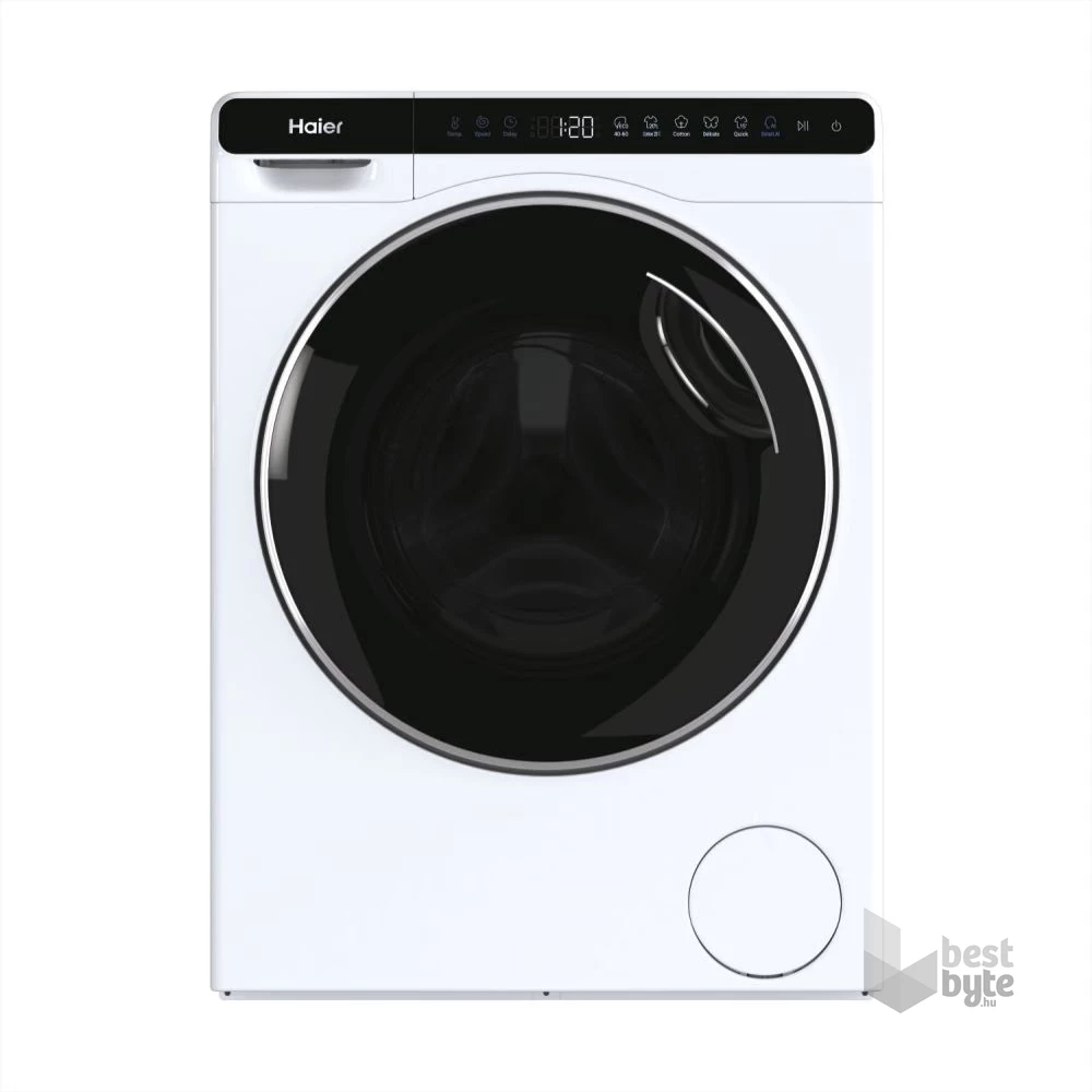Haier HW50-BP12307-S fehér, elöltöltős, keskeny, max.1200ford., 5 kg, mosógép