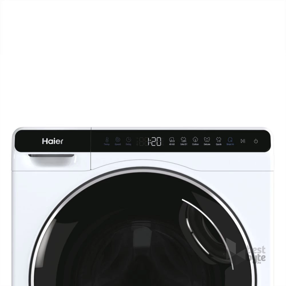 Haier HW50-BP12307-S fehér, elöltöltős, keskeny, max.1200ford., 5 kg, mosógép