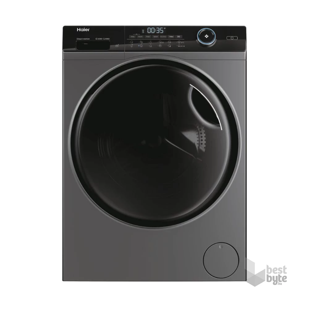 Haier HW80-B14959S8U1S antracit, elöltöltős, max.1400ford., 8 kg, mosógép