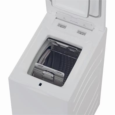 Haier HW90-BPD13386U-S fehér, felültöltős, max.1300ford., 9 kg, mosógép