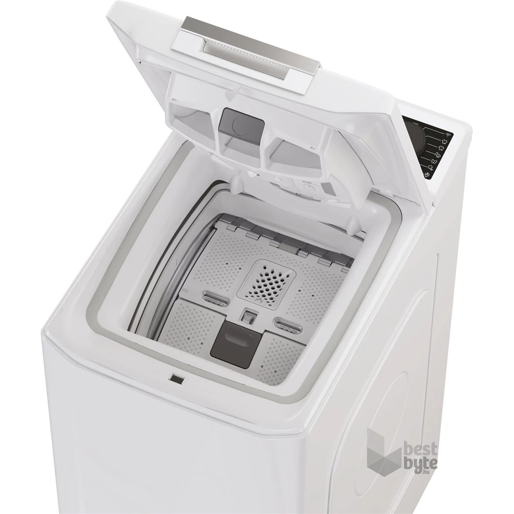 Haier THASN286TM5-S fehér, felültöltős, max.1200ford., 8 kg, mosógép