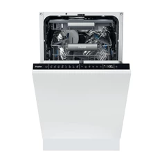 Haier XI1C1TB4LPCFB beépíthető keskeny 11 terítékes mosogatógép