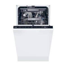 Haier XI1C3TB2FB programok száma: 8, keskeny beépíthető, 11 terítékes mosogatógép 