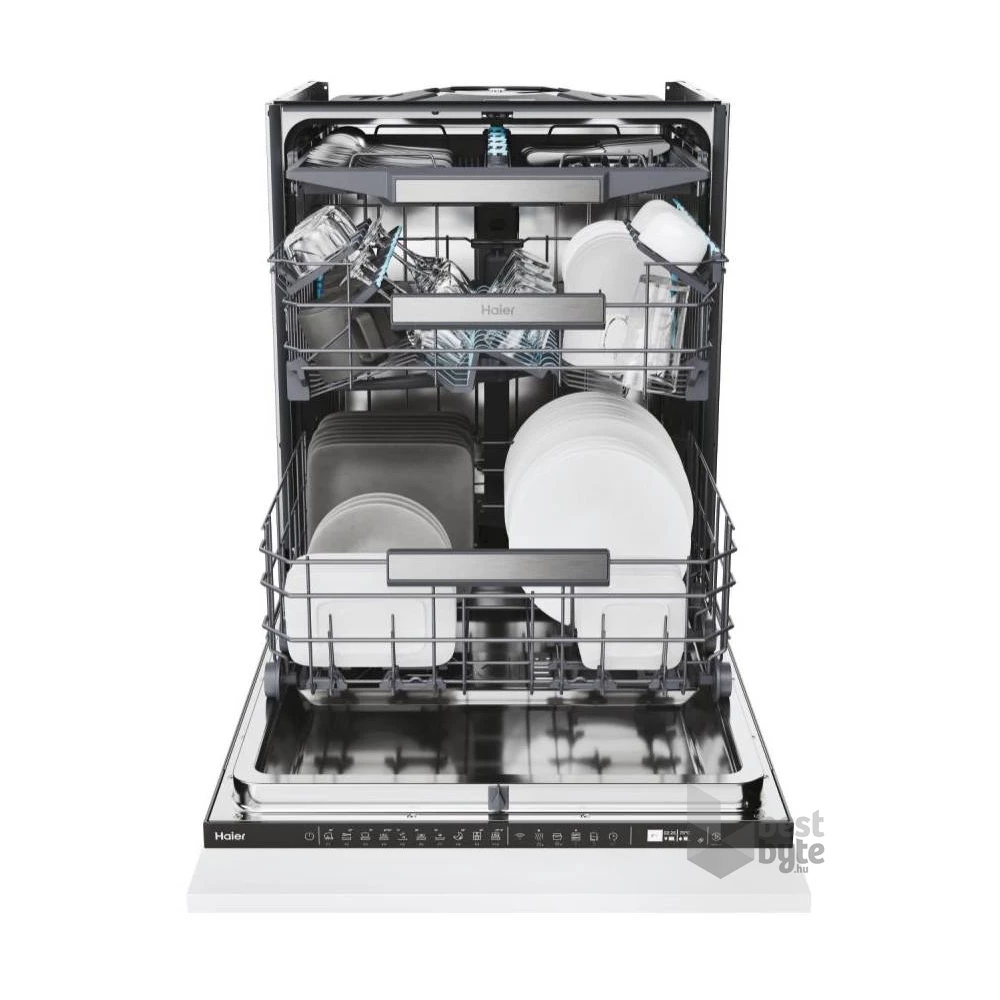 Haier XS 4A4M4PB programok száma: 10, beépíthető, 14 terítékes mosogatógép 