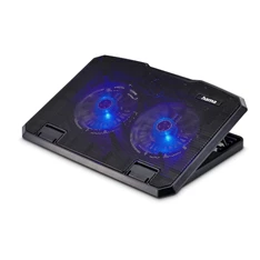 Hama 00126806 BLACK METAL fekete notebook hűtő