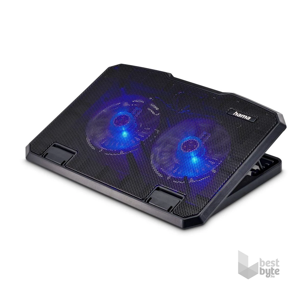 Hama 00126806 BLACK METAL fekete notebook hűtő