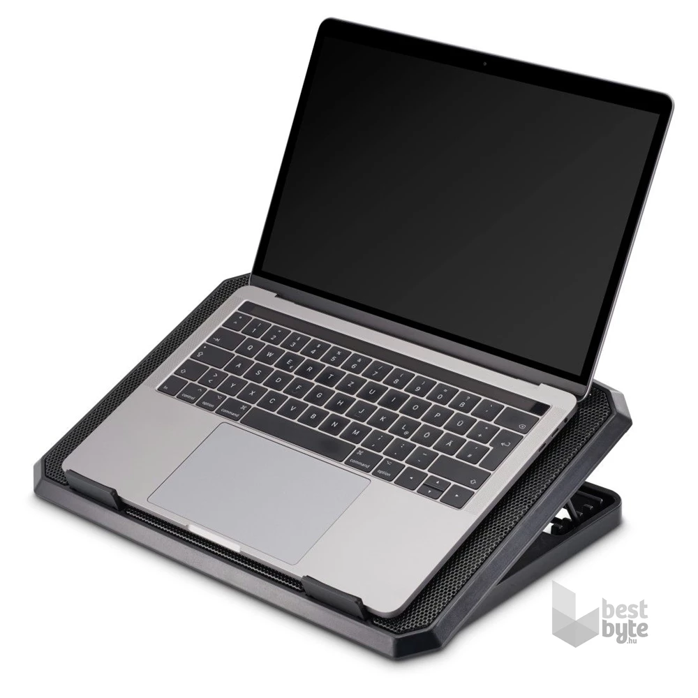 Hama 00126806 BLACK METAL fekete notebook hűtő