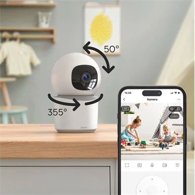 Hama 00176652 1080P éjjellátó beltéri okos WiFi kamera