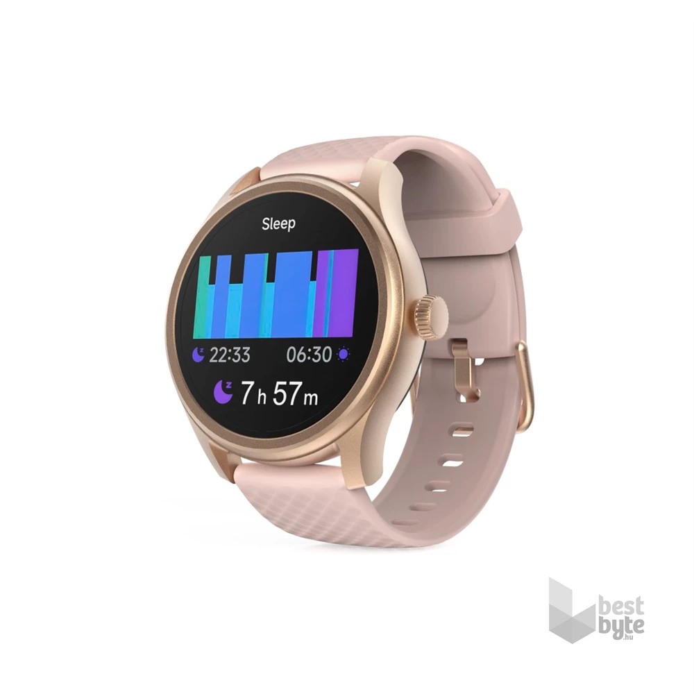 Hama 00178616 "Smartwatch 5010" rózsaarany kerek okosóra
