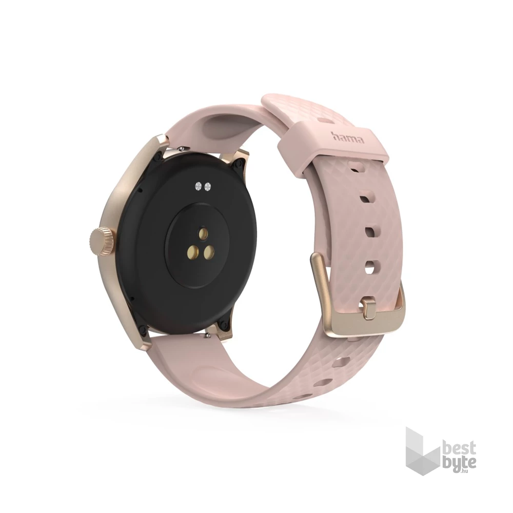 Hama 00178616 "Smartwatch 5010" rózsaarany kerek okosóra