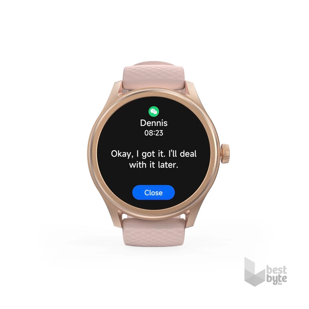 Hama 00178616 "Smartwatch 5010" rózsaarany kerek okosóra