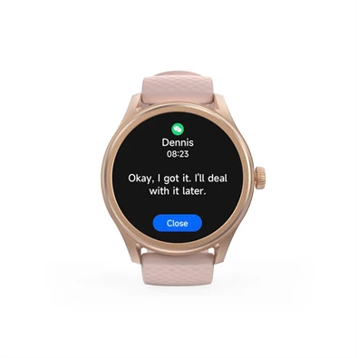 Hama 00178616 "Smartwatch 5010" rózsaarany kerek okosóra