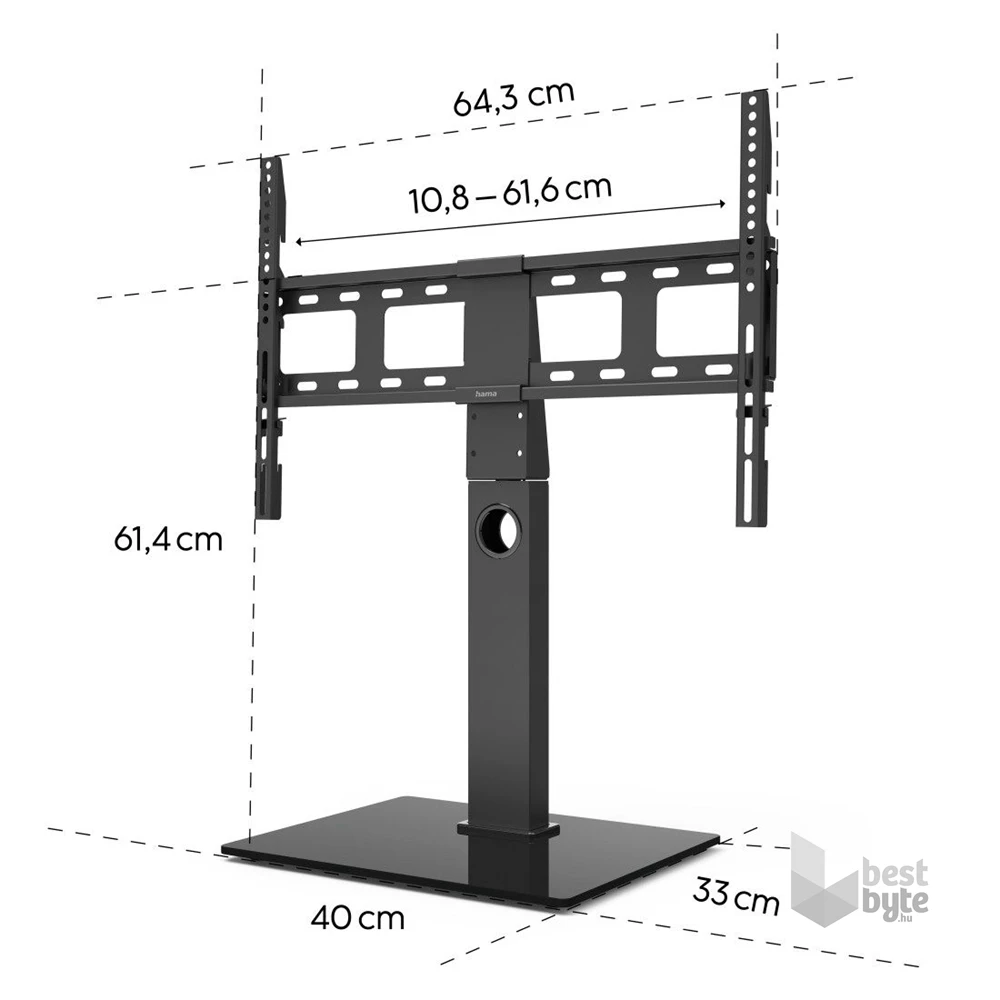 Hama 00220867 FITV 65" forgatható asztali TV állvány