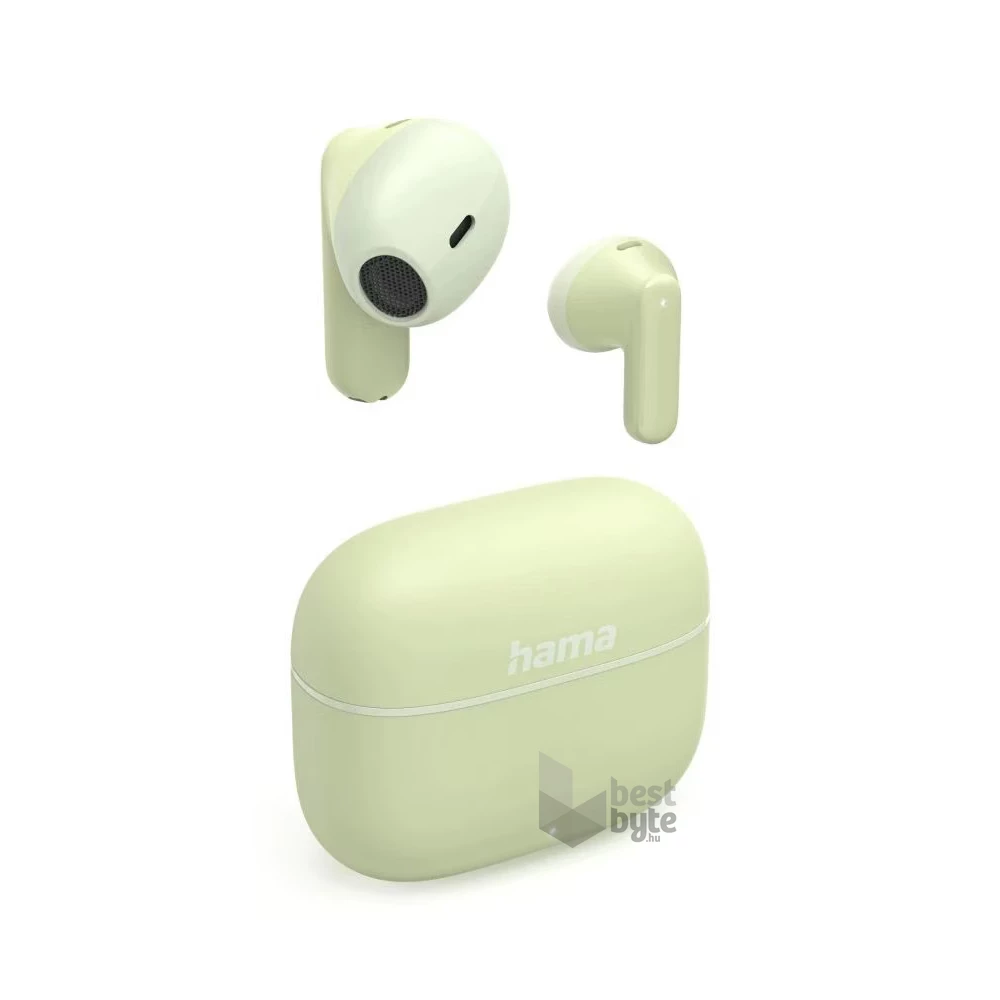 Hama 00221756 "Freedom light2" True Wireless,hangerő szabályozós, zöld headset
