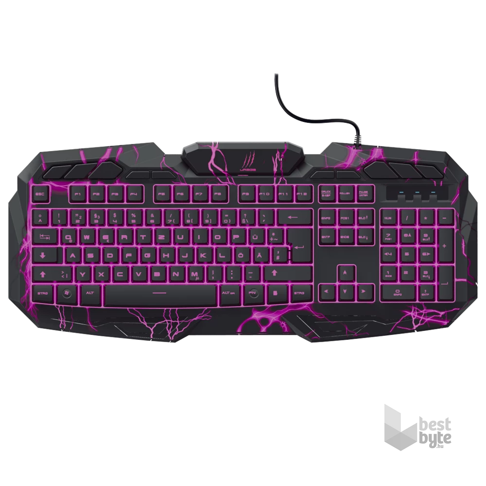 URAGE by Hama 113784 "Illuminated2" gamer billentyűzet