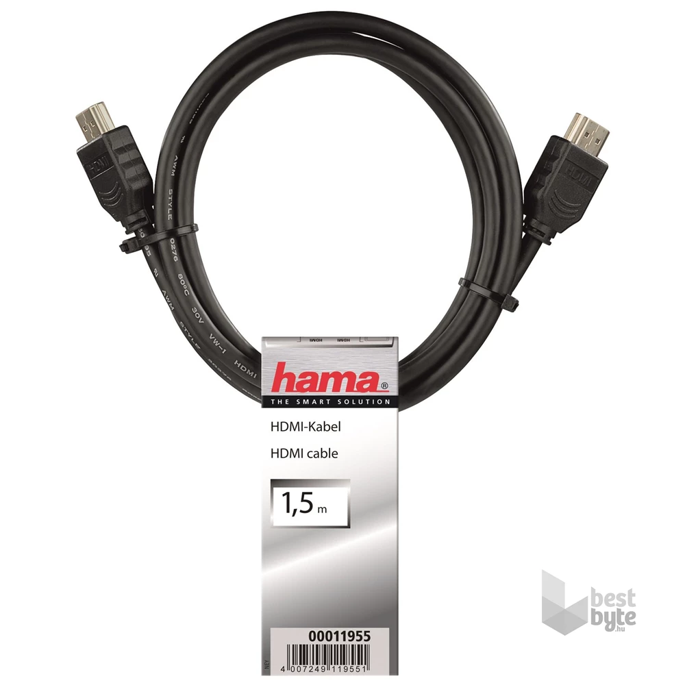 Hama 11955 ST ECO 1,5m High Speed HDMI kábel