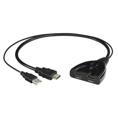 Hama 121776 1BE 2KI, 4K felbontásig HDMI elosztó