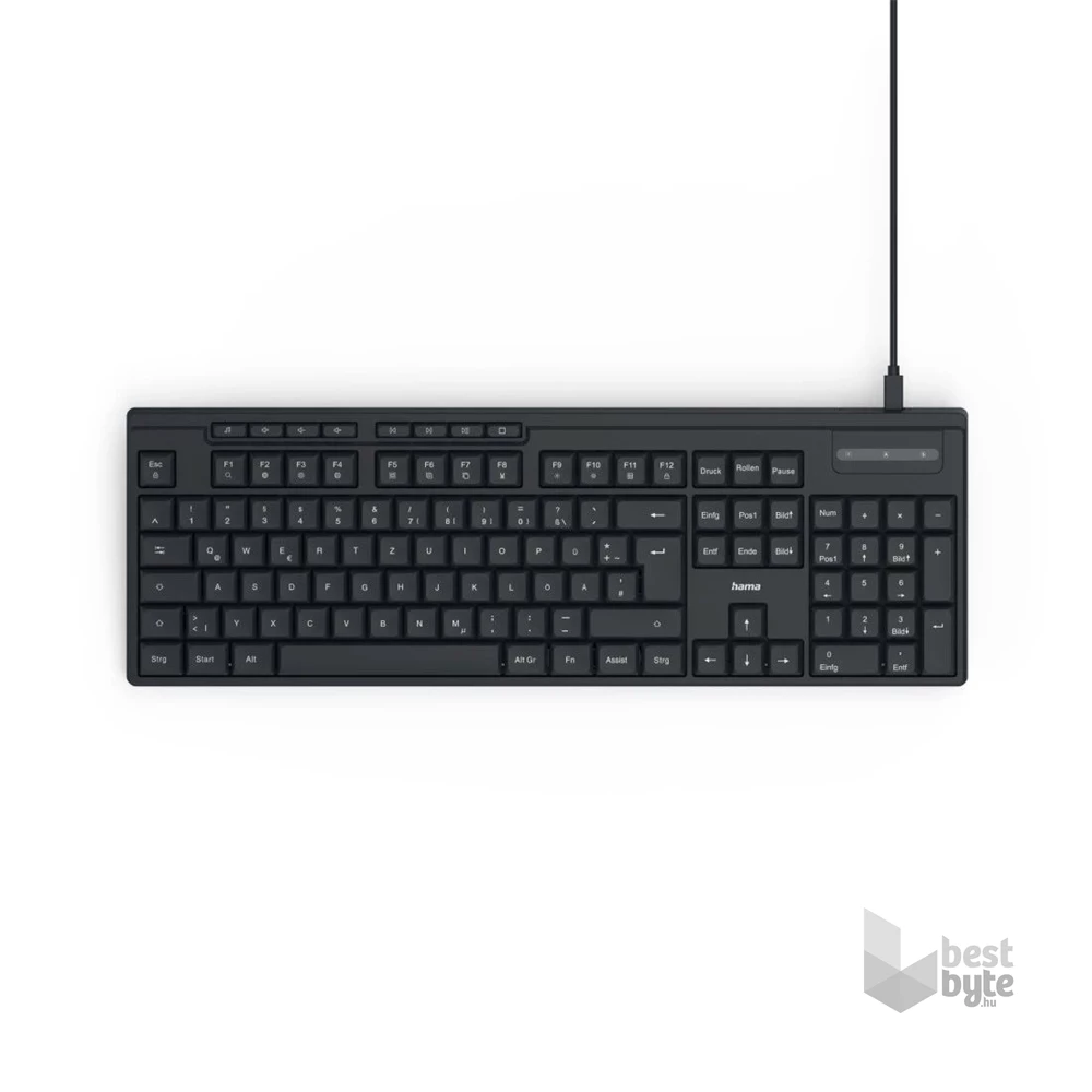 Hama 13173052 CK-200 USB fekete billentyűzet