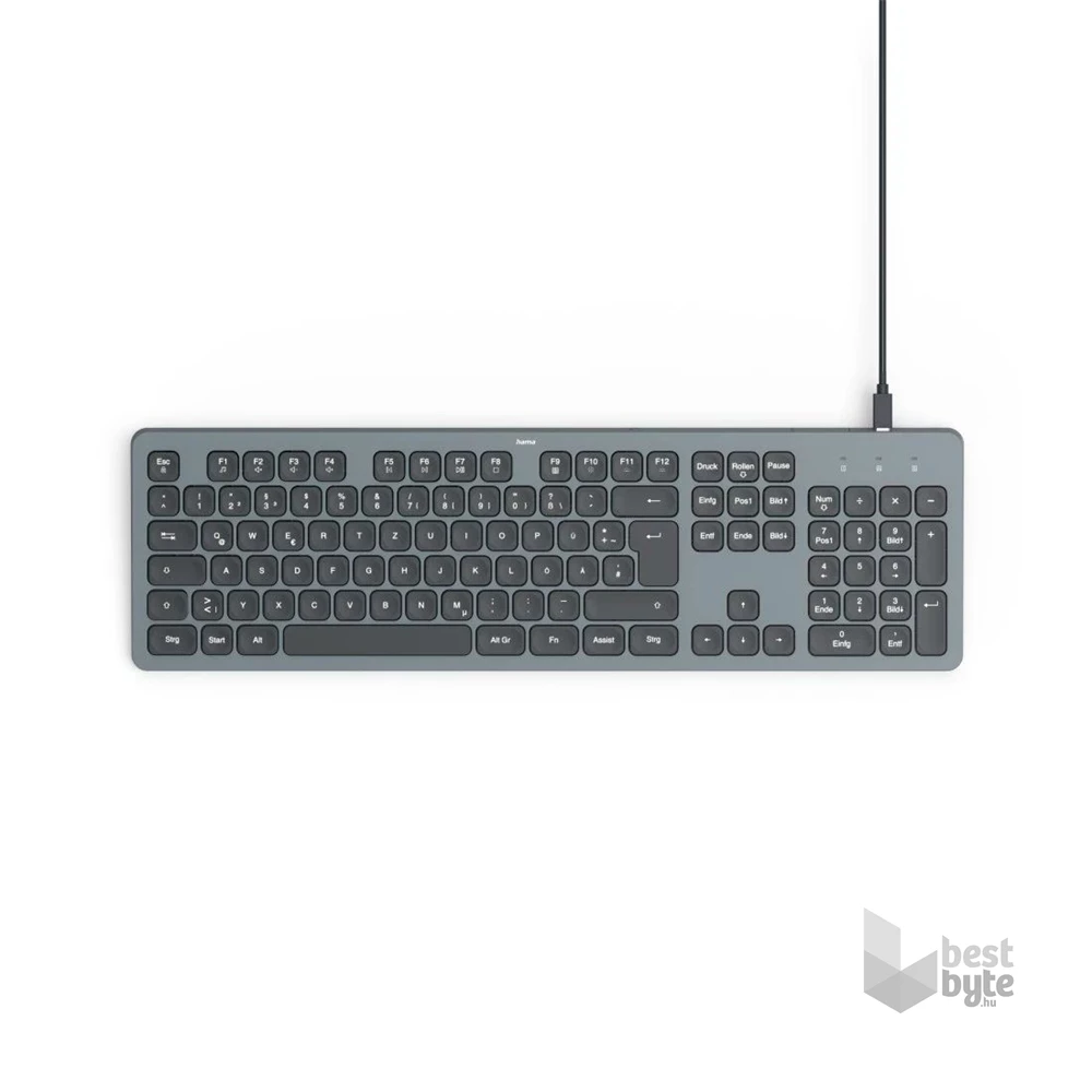 Hama 13173058 CK-400 USB fekete billentyűzet