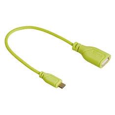 Hama 135706 zöld Micro USB OTG kábel