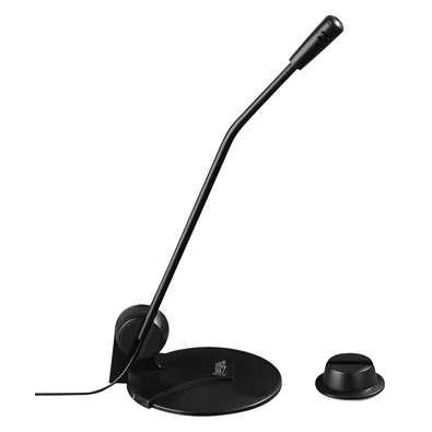 Hama 139902 "CS-461" fekete asztali mikrofon